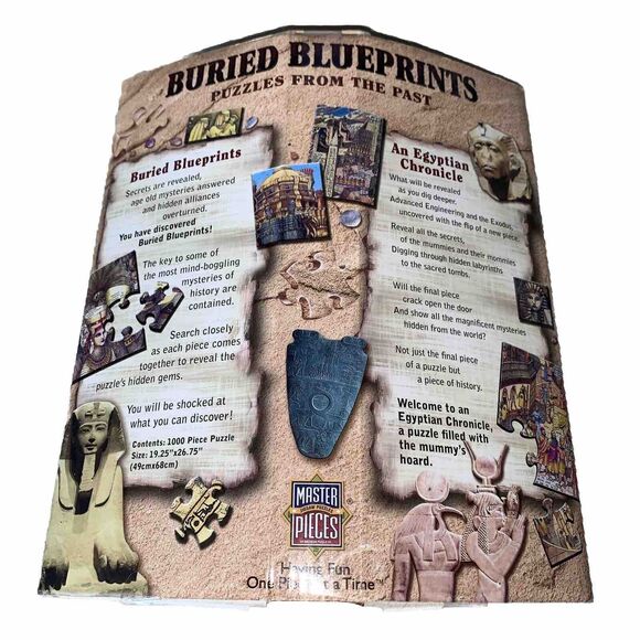 Be Puzzled Buried Blueprints Puzzles From The Past An Egyptian Chronicle NMISB! - Picture 7 of 7